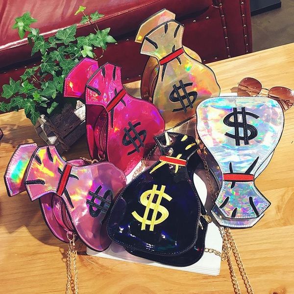 evening bags creative funny laser money shape women shoulder designer chains messenger crossbdoy bag luxury pu leather gold small purses
evening bags creative funny laser money shape women shoulder designer chains messenger crossbdoy bag luxury pu leather gold small purses