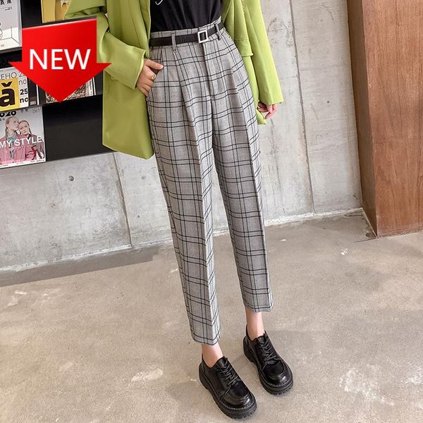 Women's Pants & Capris Plaid High Waist Pocket Korean Style Checkered Ankle-Length 2021 Spring Autumn Women Pencil, Black;white
Women's Pants & Capris Plaid High Waist Pocket Korean Style Checkered Ankle-Length 2021 Spring Autumn Women Pencil, Black;white
