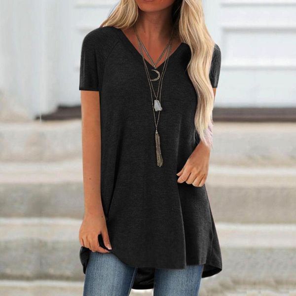 woman tshirts harajuku for women summer fashion plus size print v neck short sleeved long t-shirt mujer camisetas women's, White
woman tshirts harajuku for women summer fashion plus size print v neck short sleeved long t-shirt mujer camisetas women's, White