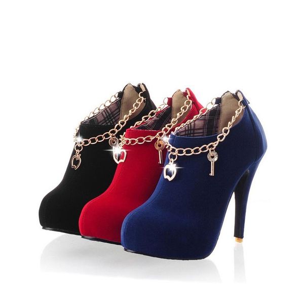 boots 2021 spring and autumn trend elegant waterproof platform metal chain ring neck high heel ankle womens no.188, Black
boots 2021 spring and autumn trend elegant waterproof platform metal chain ring neck high heel ankle womens no.188, Black