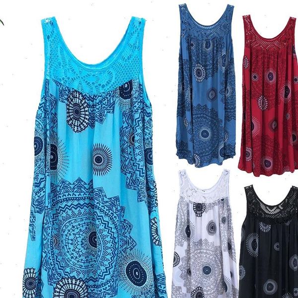 loose sleeveless mini fashion lace women dress print summer o neck hollow out beach short s 5xl ew, Black;gray
loose sleeveless mini fashion lace women dress print summer o neck hollow out beach short s 5xl ew, Black;gray