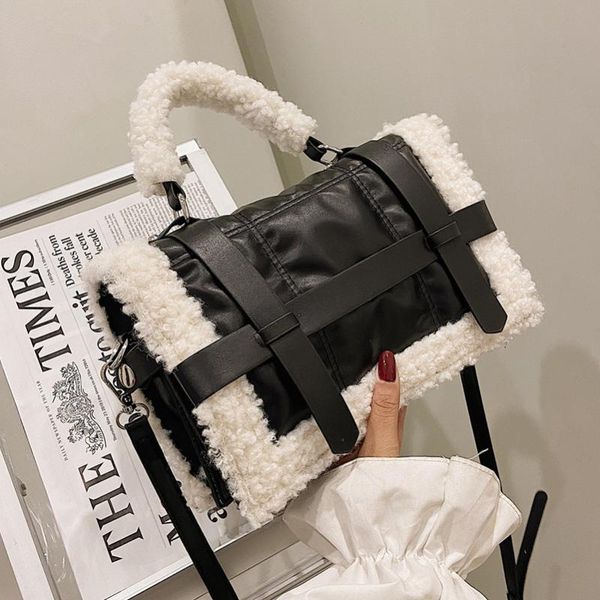 evening bags elegant female plush tote bag 2021 winter quality pu leather women's designer handbag high capacity shoulder messenger
evening bags elegant female plush tote bag 2021 winter quality pu leather women's designer handbag high capacity shoulder messenger