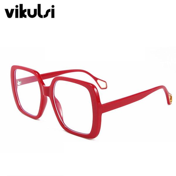 fashion sunglasses frames big anti blue rays computer glasses women red square light spectacles female eyeglasses clear lens, Black
fashion sunglasses frames big anti blue rays computer glasses women red square light spectacles female eyeglasses clear lens, Black