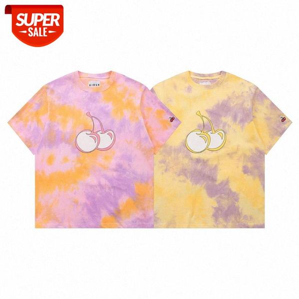 trendy fresh cherry tie-dye ultraviolet printing round neck thin short sleeve men and women couples #dk2x, White;black
trendy fresh cherry tie-dye ultraviolet printing round neck thin short sleeve men and women couples #dk2x, White;black