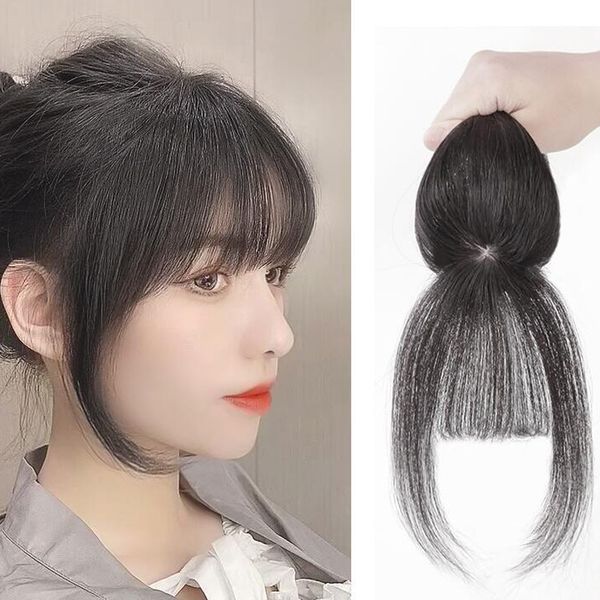 real hair bangs wig female online influencer french repair bangs 3d air invisible set, Black
real hair bangs wig female online influencer french repair bangs 3d air invisible set, Black