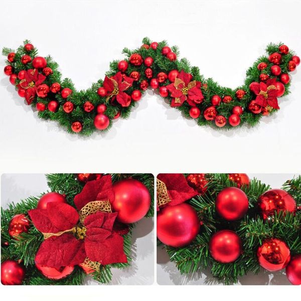 christmas decorations home decor 2.7 m artificial rattan ornaments flower vine nordic tree year gift
christmas decorations home decor 2.7 m artificial rattan ornaments flower vine nordic tree year gift