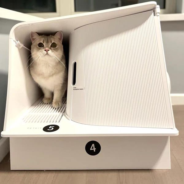 other cat supplies villa smart toilet deodorization and splash proof fully enclosed litter basin split design induction
other cat supplies villa smart toilet deodorization and splash proof fully enclosed litter basin split design induction