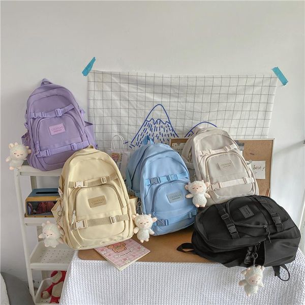 backpack men and women waterproof nylon rucksack for teenager schoolbag kawaii bag large capacity travel shoulder 2021
backpack men and women waterproof nylon rucksack for teenager schoolbag kawaii bag large capacity travel shoulder 2021