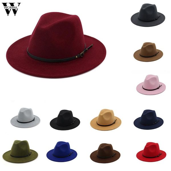 stingy brim hats 2021 fashion trend men women autumn winter vintage wide fedora hat felt jazz cap panama british retro woollen headwear, Blue;gray
stingy brim hats 2021 fashion trend men women autumn winter vintage wide fedora hat felt jazz cap panama british retro woollen headwear, Blue;gray