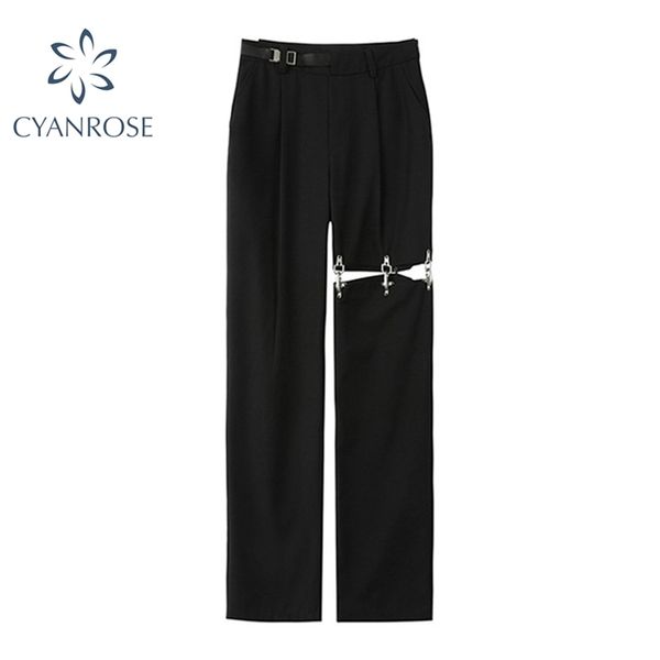 summer punk women splice straight leg trousers patchwork fashion harajuku hip hop high waist wide long pants female 211007, Black;white
summer punk women splice straight leg trousers patchwork fashion harajuku hip hop high waist wide long pants female 211007, Black;white