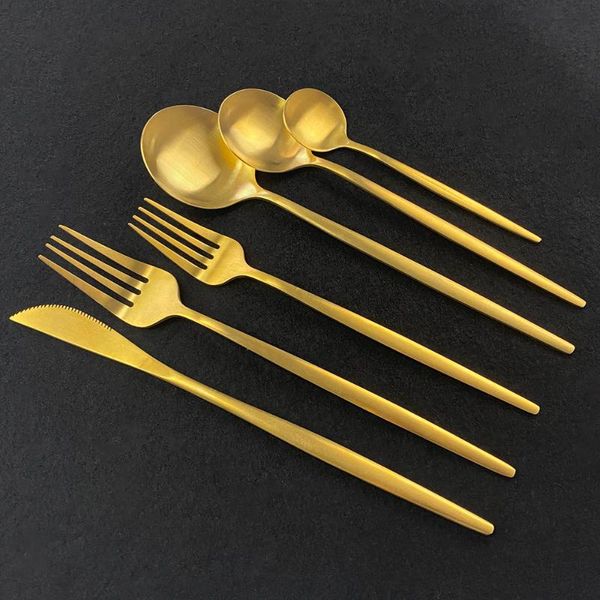 dinnerware cutlery western 18/10/set home tableware set 36pcs tea stainless steel gold matte knife fork spoon dishwasher flatware sets
dinnerware cutlery western 18/10/set home tableware set 36pcs tea stainless steel gold matte knife fork spoon dishwasher flatware sets