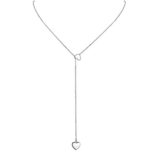 design stainless steel chain heart pendant necklace for women gift jewelry necklaces, Silver
design stainless steel chain heart pendant necklace for women gift jewelry necklaces, Silver
