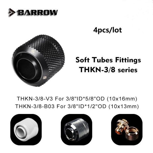 barrow water cooling thkn-3/8 series,soft tube fitting,g1/4" adapter,for 3/8"id x 5/8"od (10x16mm) or 1/2"od (10x13mm) f
barrow water cooling thkn-3/8 series,soft tube fitting,g1/4" adapter,for 3/8"id x 5/8"od (10x16mm) or 1/2"od (10x13mm) f