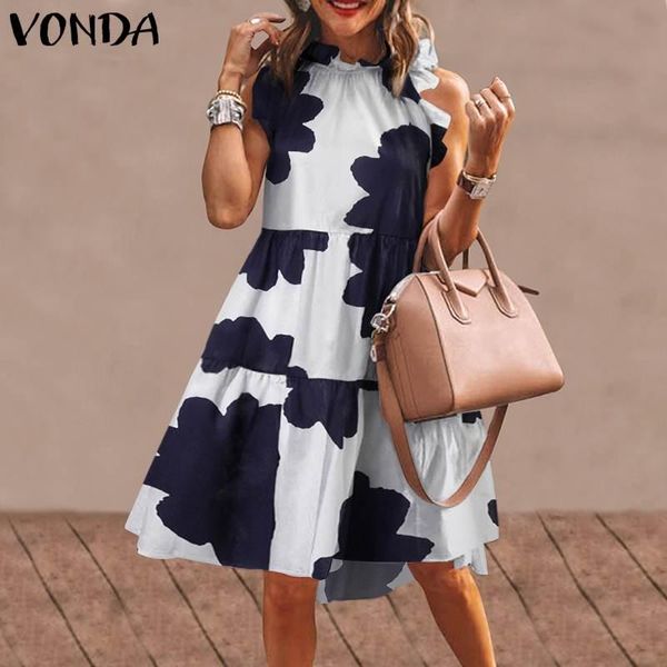 casual dresses summer dress women'printed short 2021 vonda women'casual beach sundress vestidos plus size, Black;gray
casual dresses summer dress women'printed short 2021 vonda women'casual beach sundress vestidos plus size, Black;gray