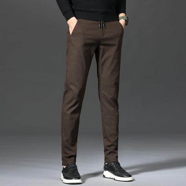 men's pants cotton slim men pencil business formal spring summer autumn blue male young full length long casual chino man trousers, Black
men's pants cotton slim men pencil business formal spring summer autumn blue male young full length long casual chino man trousers, Black