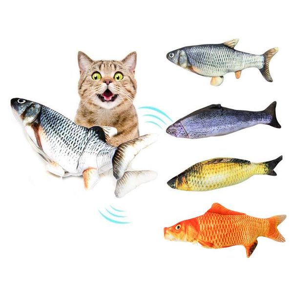 realistic plush simulation electric doll fish funny interactive pets chew bite supplies for cat/kitty/kitten flop cat toy toys
realistic plush simulation electric doll fish funny interactive pets chew bite supplies for cat/kitty/kitten flop cat toy toys
