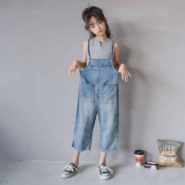 jumpsuits yourseason 6 to 16 years kids overalls 2021 summer girls jeans teen ankle length baby girl straight fashion cotton trousers, Blue
jumpsuits yourseason 6 to 16 years kids overalls 2021 summer girls jeans teen ankle length baby girl straight fashion cotton trousers, Blue