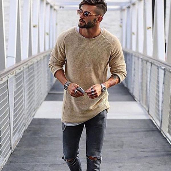 men's sweaters fashion mens solid color knitted sweater 2021 spring casual long sleeve streetwear autumn vintage male o-neck pullover, White;black
men's sweaters fashion mens solid color knitted sweater 2021 spring casual long sleeve streetwear autumn vintage male o-neck pullover, White;black