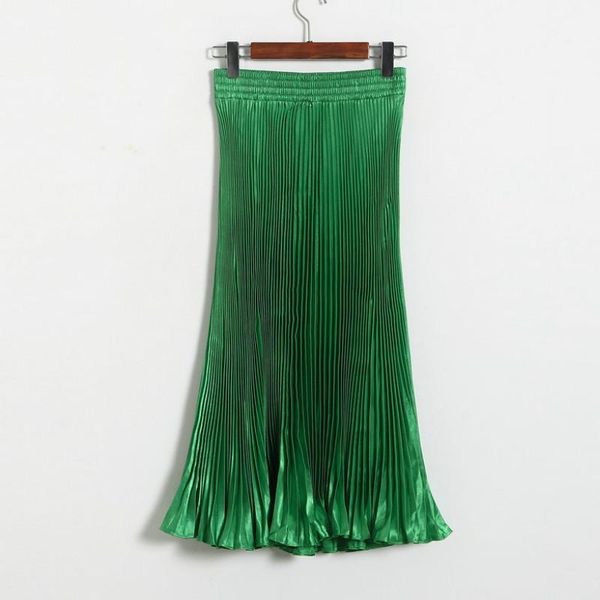 skirts 2021 spirng a-line long pleated satin women romantic casual shiny glossy lady metallic, Black
skirts 2021 spirng a-line long pleated satin women romantic casual shiny glossy lady metallic, Black