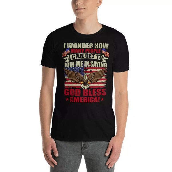 I Can Get To Join Me In Saying God Bless America Veteran Eagle Flag Shirt, White;black
I Can Get To Join Me In Saying God Bless America Veteran Eagle Flag Shirt, White;black
