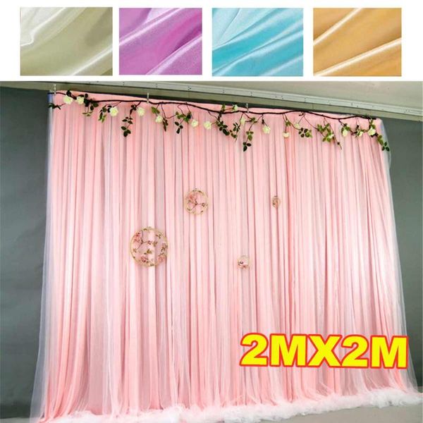 party decoration 2x2m colors ice silk backdrop hanging curtains gauze wedding po backdrops background event supplies
party decoration 2x2m colors ice silk backdrop hanging curtains gauze wedding po backdrops background event supplies