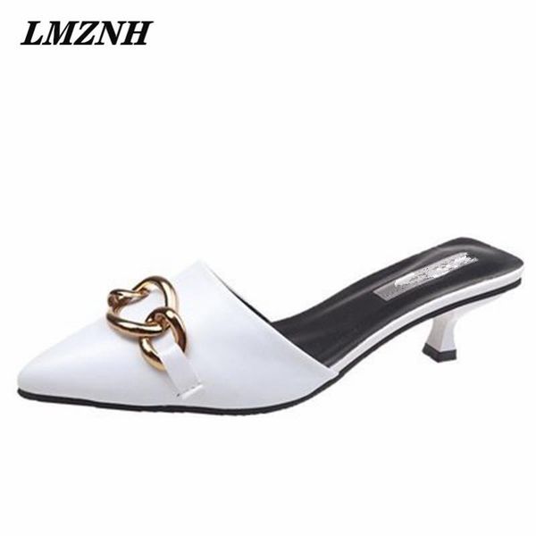 sandals lmznh fashion women 2021 slip-on gold chain breathable mules slides brand high-quality designer shoes, Black
sandals lmznh fashion women 2021 slip-on gold chain breathable mules slides brand high-quality designer shoes, Black