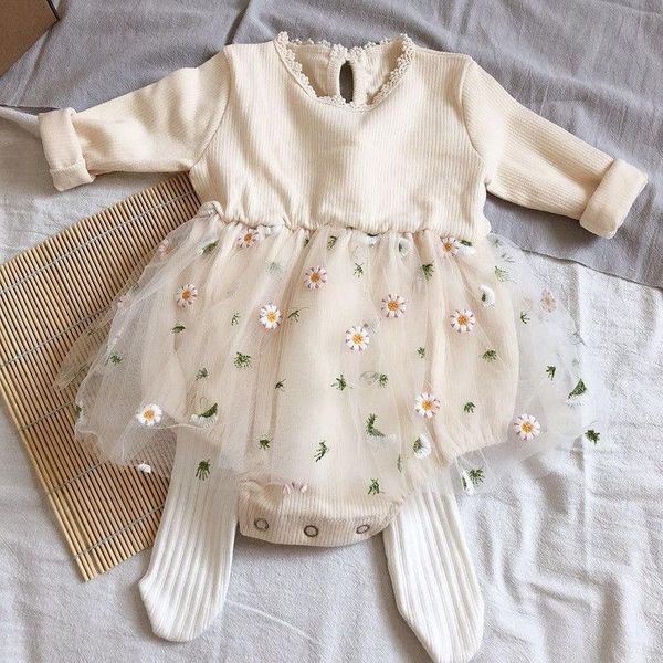 clothing sets baby soft long-sleeved skirt 2021 autumn female daisy dress triangle romper children's jumpsuit, White
clothing sets baby soft long-sleeved skirt 2021 autumn female daisy dress triangle romper children's jumpsuit, White