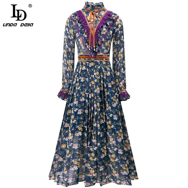 casual dresses ld linda della autumn fashion designer vintage midi dress women's long sleeve ruffle elegant lace patchwork floral print, Black;gray
casual dresses ld linda della autumn fashion designer vintage midi dress women's long sleeve ruffle elegant lace patchwork floral print, Black;gray