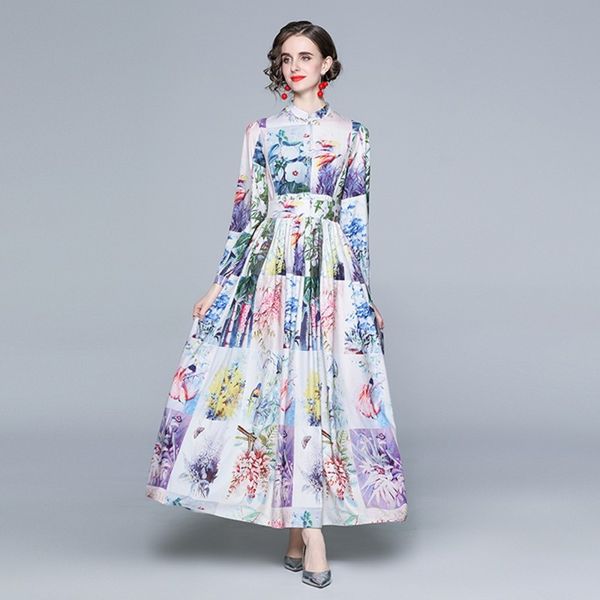 runway designer lion floor-length maxi dress spring women turn down collar hit color flower printing swing pleated dress 210514, Black;gray
runway designer lion floor-length maxi dress spring women turn down collar hit color flower printing swing pleated dress 210514, Black;gray