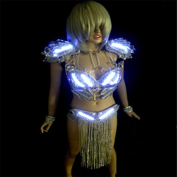 party decoration ks25 ballroom dance led costumes blue luminous bra bikini glowing crystal outfits model wears dress dj bodysuit rave
party decoration ks25 ballroom dance led costumes blue luminous bra bikini glowing crystal outfits model wears dress dj bodysuit rave
