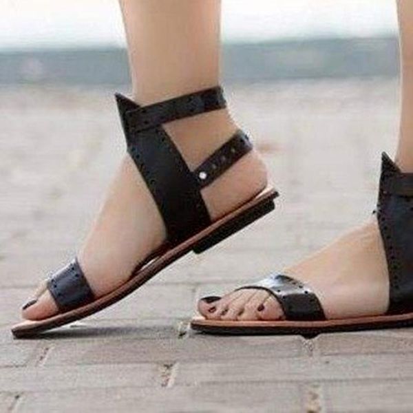 sandals women summer fashion women's 2021 solid color round head comfortable open toe flat shoes casual, Black
sandals women summer fashion women's 2021 solid color round head comfortable open toe flat shoes casual, Black