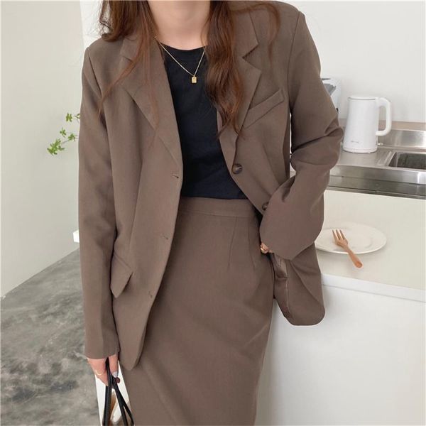 two piece dress hzirip coffee chic pieces sets elegant blazers 2021 work wear autumn ol women high waist split long skirts slim suits, White
two piece dress hzirip coffee chic pieces sets elegant blazers 2021 work wear autumn ol women high waist split long skirts slim suits, White