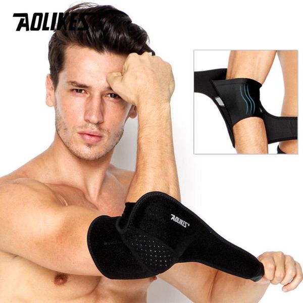 elbow & knee pads aolikes 1pcs adjustable support coderas arm protective gear brace for badminton gym tennis baketball, Black;gray
elbow & knee pads aolikes 1pcs adjustable support coderas arm protective gear brace for badminton gym tennis baketball, Black;gray
