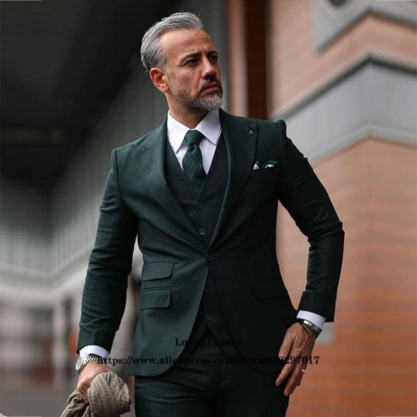 men's suits & blazers classic slim fit mens 3 piece jacket vest pants set groom wedding one button tuxedo formal business blazer terno, White;black
men's suits & blazers classic slim fit mens 3 piece jacket vest pants set groom wedding one button tuxedo formal business blazer terno, White;black