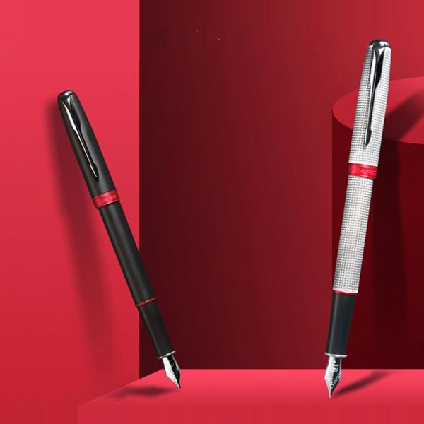 jinhao 75 series lattice silver sink extreme red rhyme black writing men's pen calligraphy gift box
jinhao 75 series lattice silver sink extreme red rhyme black writing men's pen calligraphy gift box