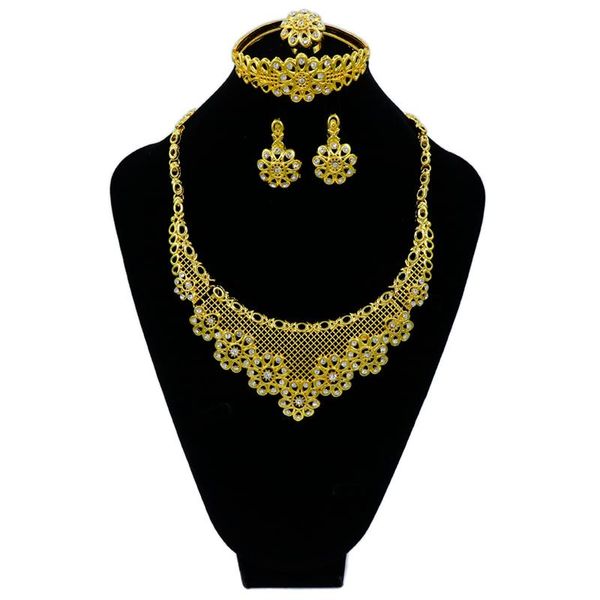 earrings & necklace 2021 fashion exquisite noble gold wholesale nigerian wedding women accessories jewelry set bran t009, Silver
earrings & necklace 2021 fashion exquisite noble gold wholesale nigerian wedding women accessories jewelry set bran t009, Silver