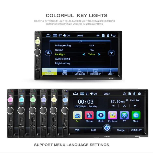 car video mp5 auto media player double dins usb bluetooth audio radio multimidia 12v fm hd 7" touch screen stereo 7010plus
car video mp5 auto media player double dins usb bluetooth audio radio multimidia 12v fm hd 7" touch screen stereo 7010plus