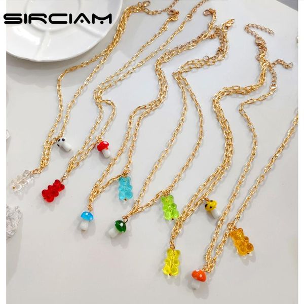 chains candy color gummy bear mushroom necklace for women temperament golden tennis chain choker y2k e girl cartoon lucky jewelry gift, Silver
chains candy color gummy bear mushroom necklace for women temperament golden tennis chain choker y2k e girl cartoon lucky jewelry gift, Silver