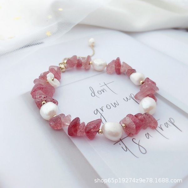 bracelets designer fresh literature and art idyllic style strawberry crystal women's simple fashion temperament water pearl student fri, Black
bracelets designer fresh literature and art idyllic style strawberry crystal women's simple fashion temperament water pearl student fri, Black