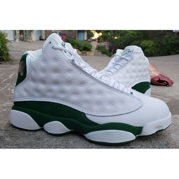 2019 new jumpman 13 celtics pe ray allen 13s basketball shoes mens designer sneakers white green sport sneakers tq0
2019 new jumpman 13 celtics pe ray allen 13s basketball shoes mens designer sneakers white green sport sneakers tq0