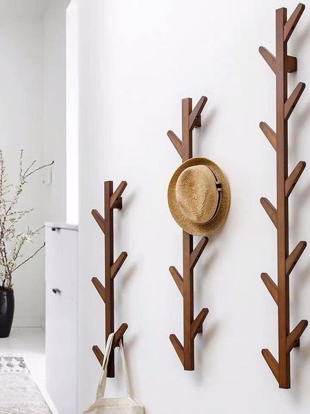 robe hooks creative branch hook door rack hanging clothes paintings wall decoration stickers rooms art canvas decor saving space wallpaper
