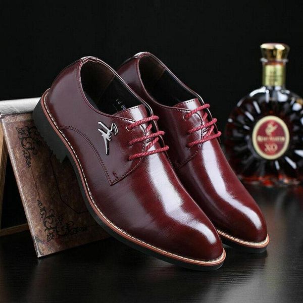 dress shoes men's fashion lace-up wedding party mens business office oxfords men pointed low c21-11, Black
dress shoes men's fashion lace-up wedding party mens business office oxfords men pointed low c21-11, Black