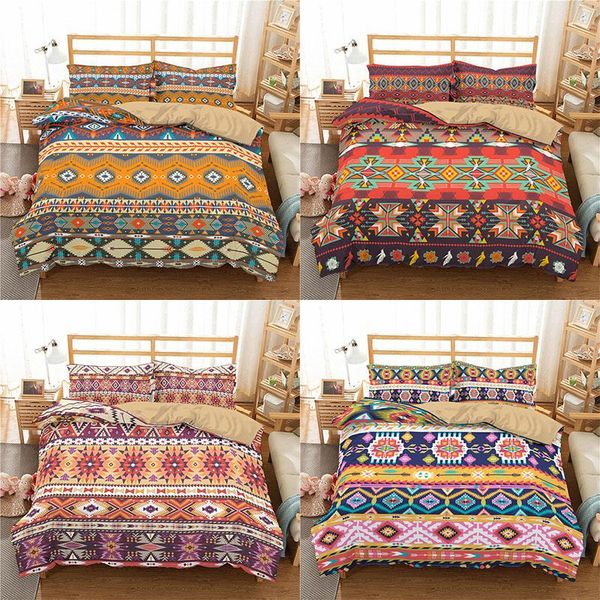 bohemia style print bedding set retro stripe bedroom duvet cover pillow case twin king full size soft home textile sets
bohemia style print bedding set retro stripe bedroom duvet cover pillow case twin king full size soft home textile sets