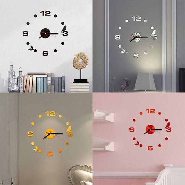 wall clocks acrylic large 3d clock modern design silent birds self adhesive digital diy sticker for living room decor
wall clocks acrylic large 3d clock modern design silent birds self adhesive digital diy sticker for living room decor