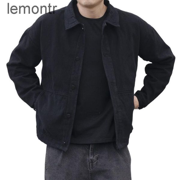 men's denim jacket, korean fashion brand set spring, autumn, winter as one jackets, Black;brown
men's denim jacket, korean fashion brand set spring, autumn, winter as one jackets, Black;brown