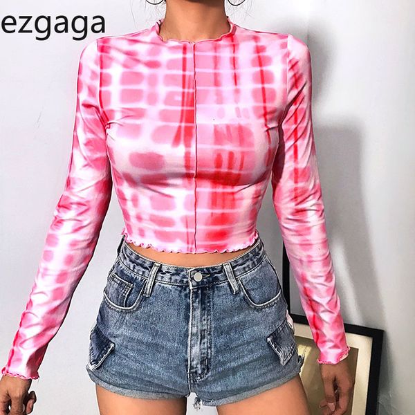 ezgaga women long sleeve o-neck tie dye slimfemale y2k tshirts all-match fashion clothes thin club streetwear 210430, White
ezgaga women long sleeve o-neck tie dye slimfemale y2k tshirts all-match fashion clothes thin club streetwear 210430, White