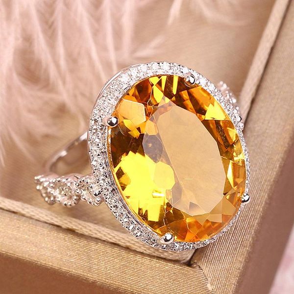 cluster rings luxury 5 s yellow crystal zircon diamonds gemstones for women white gold silver color bague jewelry bijoux party gift, Golden;silver
cluster rings luxury 5 s yellow crystal zircon diamonds gemstones for women white gold silver color bague jewelry bijoux party gift, Golden;silver