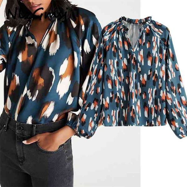blouse women floral print long sleeve ruffles casual blouses elegant pleated shirt autumn blusas 210628, White
blouse women floral print long sleeve ruffles casual blouses elegant pleated shirt autumn blusas 210628, White