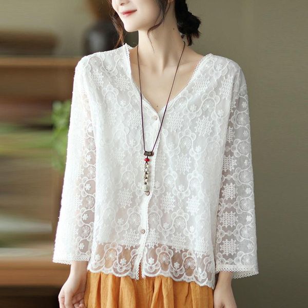 women's jackets spring and autumn lining retro pure cotton lace embroidery temperament v-neck cardigan thin coat clothing, Black;brown
women's jackets spring and autumn lining retro pure cotton lace embroidery temperament v-neck cardigan thin coat clothing, Black;brown