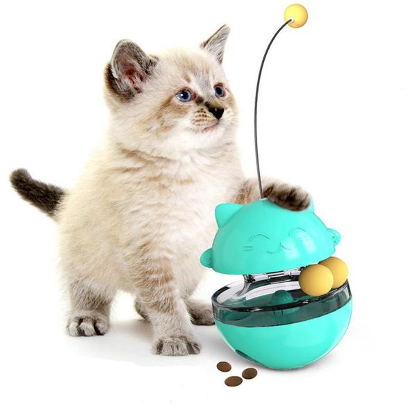 cat toys interactive funny tumbler toy food dispenser pet slow leaking ball iq improve cats training supplies
cat toys interactive funny tumbler toy food dispenser pet slow leaking ball iq improve cats training supplies
